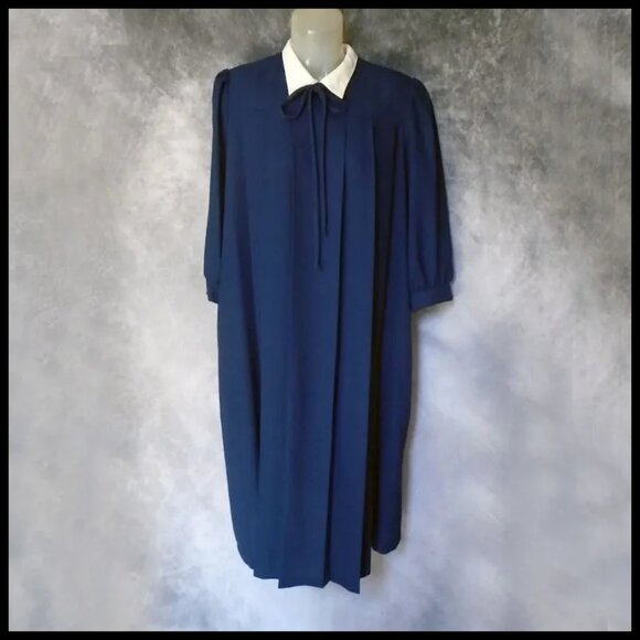 Vintage Maternity Dress Long Sleeves & Belt, Puccini Plus Size NWT 70s - Picture 3 of 14